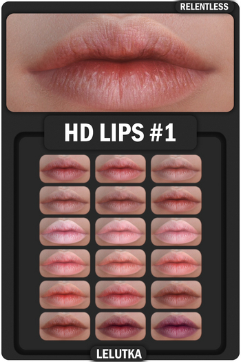 RELENTLESS HD LIPS #1 [LEL EVOX]