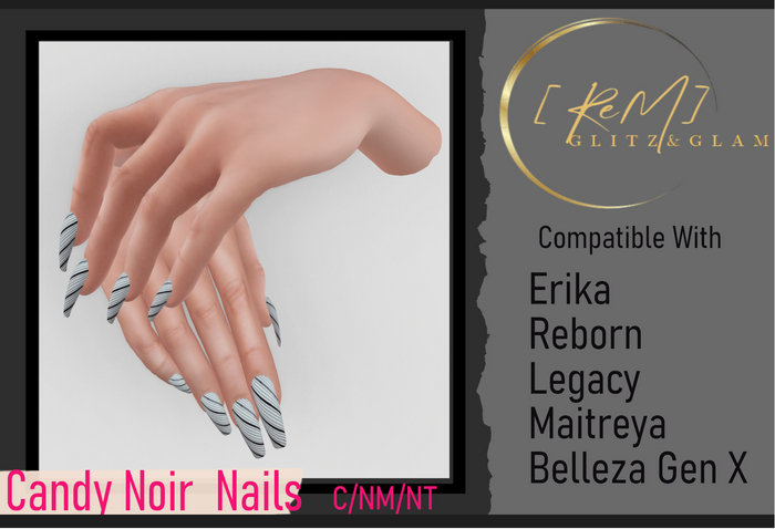 [ReM] Candy Noir  Nails