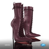 [Gos] Valentina Laced Booties - Fig