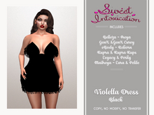 ::Sweet Intoxication:: Violetta Dress - Black
