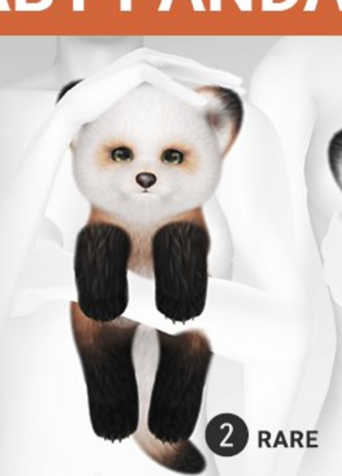 SEmotion Libellune Baby Panda Holdable RARE 02
