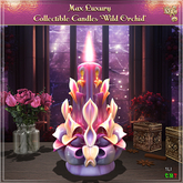 Max Luxury - Collectible Candles 'Wild Orchid'