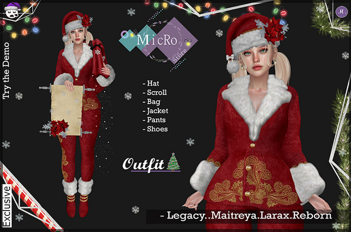 - MicRo - Outfit Santa Red
