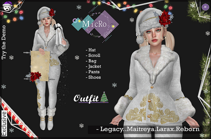 - MicRo - Outfit Santa White 