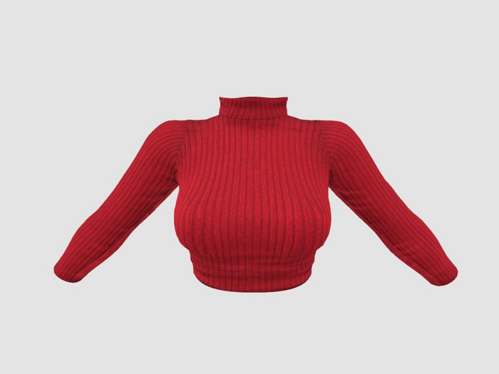 REVOLUTION - Maeve Sweater (Red Wool)