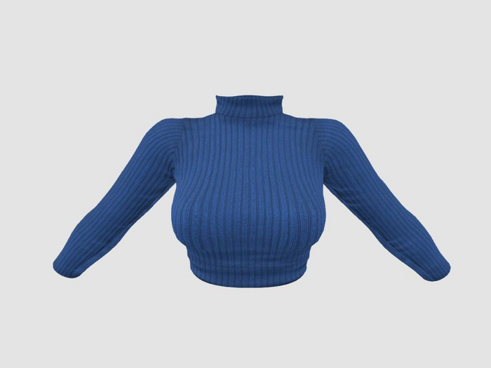 REVOLUTION - Maeve Sweater (Blue Wool)