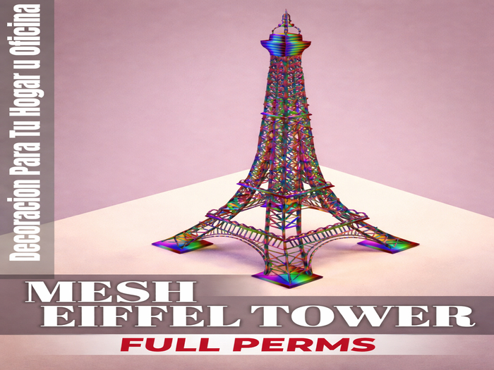 Torre Eiffel Decoracion – Mesh FULL PERM