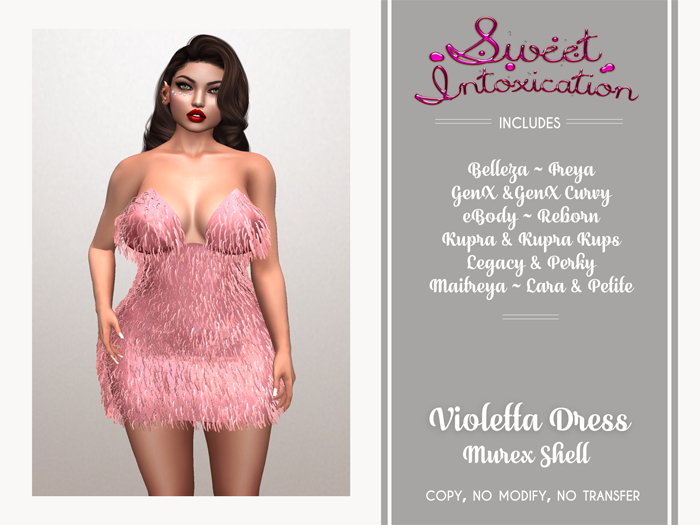 ::Sweet Intoxication:: Violetta Dress - Murex Shell