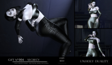 [UD] 004 GIFT - Secrecy - Pose Pack (Add me...)