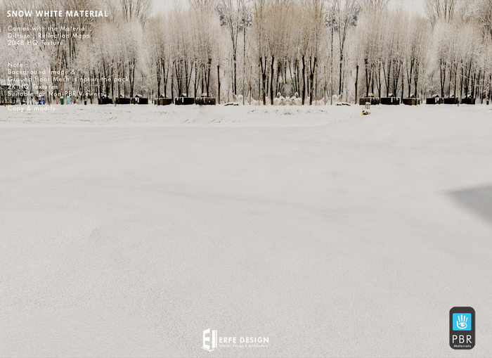 Snow White PBR Material  - Erfe Design