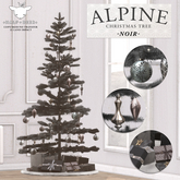 +Half-Deer+ Alpine Christmas Tree [Coal Black]