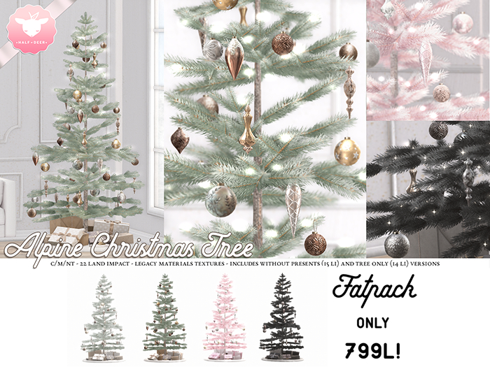 +Half-Deer+ Alpine Christmas Tree [FATPACK]