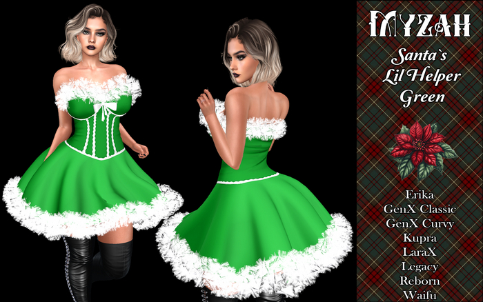 [Myzah] Santa`s Lil Helper - Green