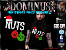 ~DOMINUS~Christmas Nuts (T-Shirt)  (ADD)