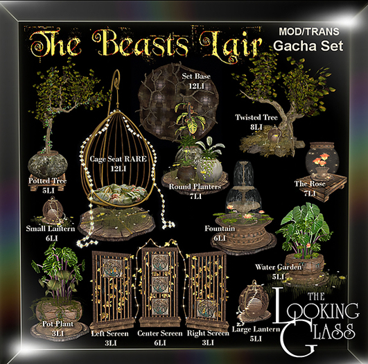 TLG - The Beasts Lair Right Water Screen