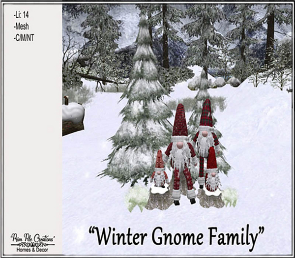 ~PPC~ Winter Gnome Family 