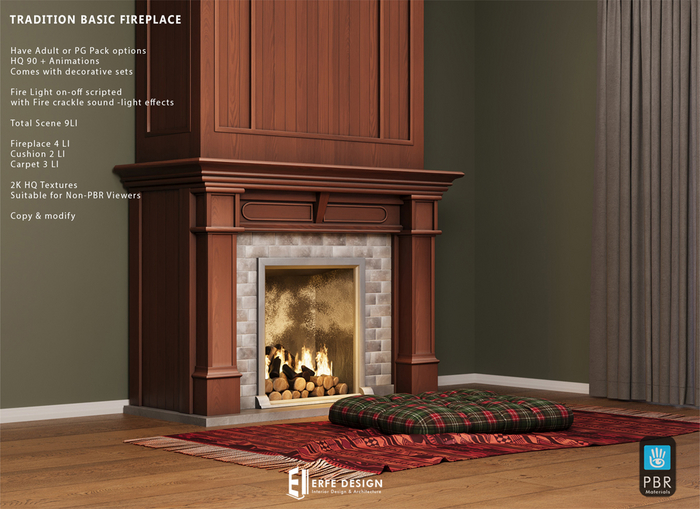 Tradition Basic Fireplace PG  v [Erfe Design]