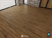 North Wooden Planks  PBR Material  - Erfe Design