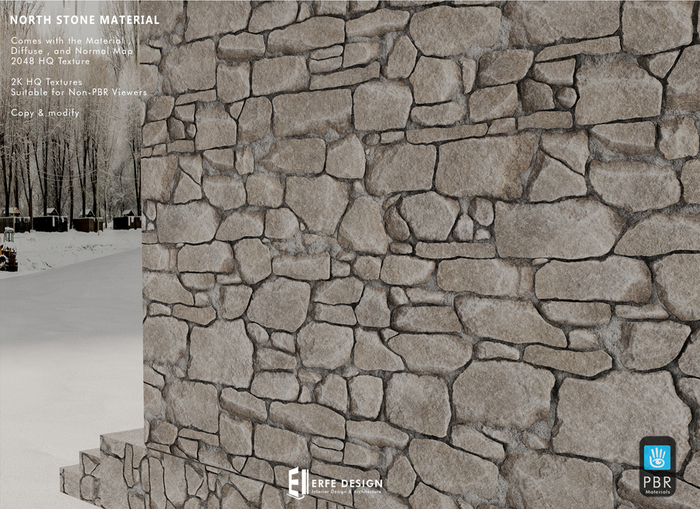 North Stone  PBR Material  - Erfe Design
