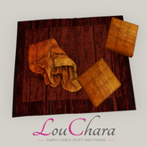 LouChara Ruby Fireplace Cuddle Rug