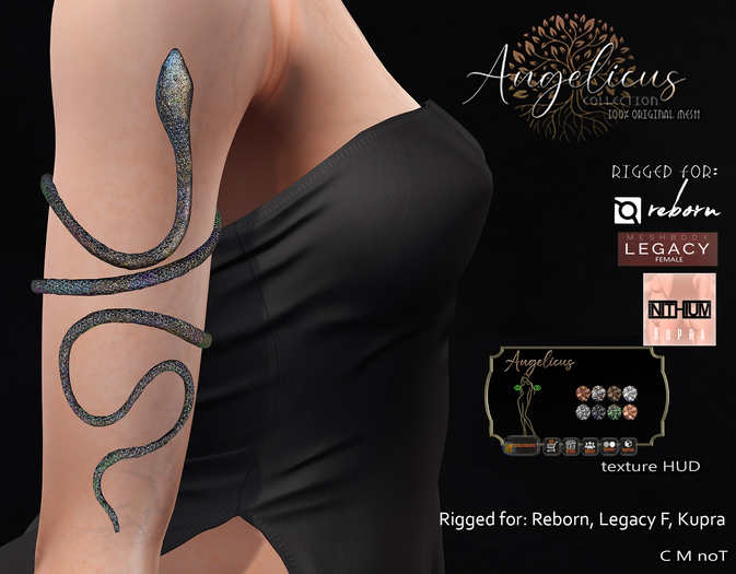 .AngelicUs. Snake bracelet