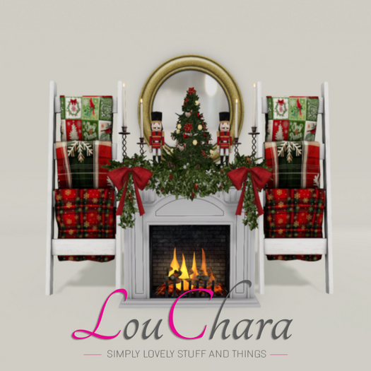 LouChara Ivy Fireplace 