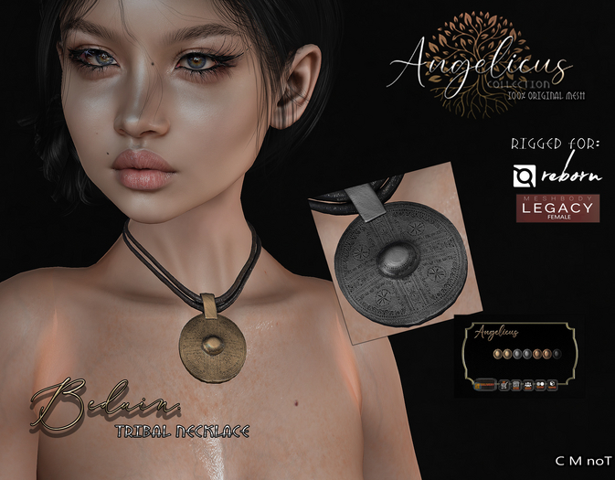 .Angelicus. Beduin tribal necklace  Reborn, Legacy F