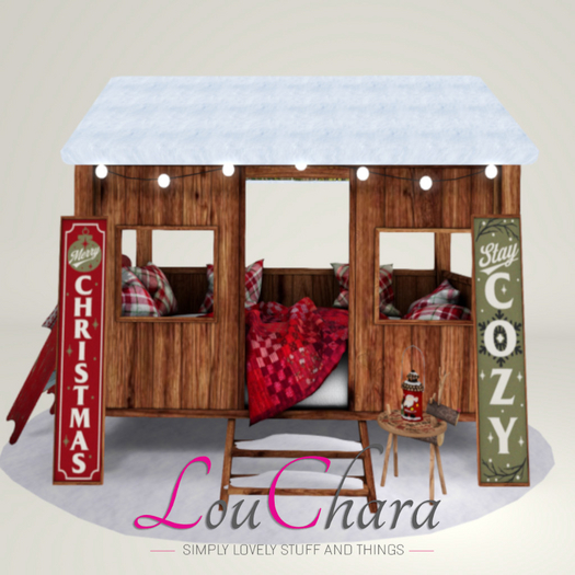 LouChara Cozy Christmas Shack