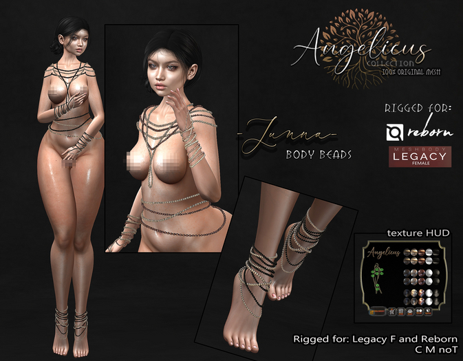 .AngelicUs. Body beads - Junna- Reborn, Legacy F