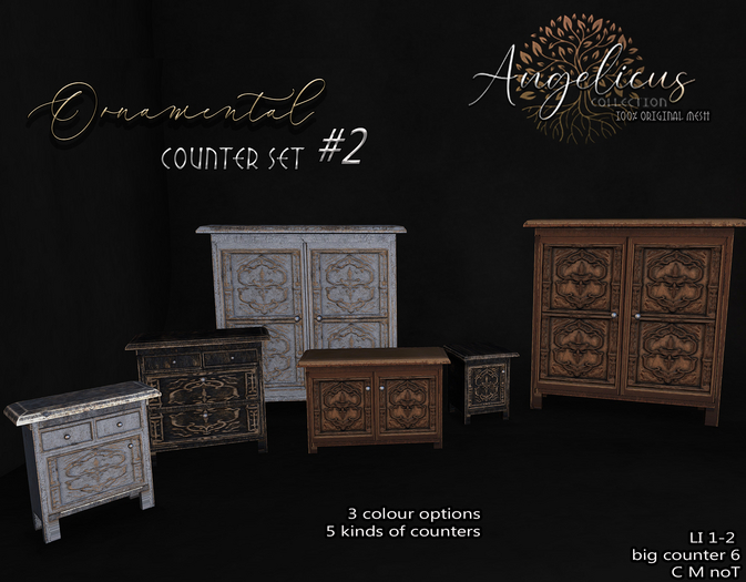 .AngelicUs. Ornamental counter set