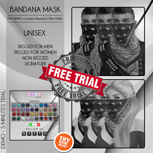 [EPIC] Bandana Mask DEMO (ADD ME)