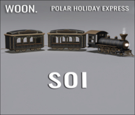 WOON. - Polar Holiday Express - Polar Carriage BLACK - SOI