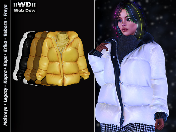 ::WD:: Down Jacket - Yellow Shades