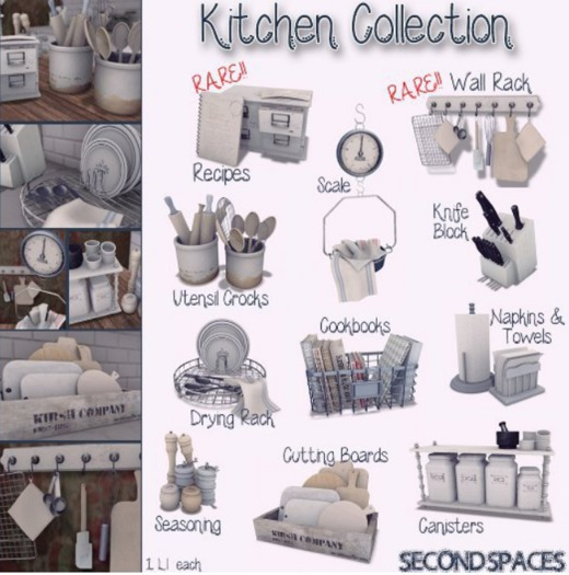 Second Spaces - Kitchen Collection - COMPLETE SET