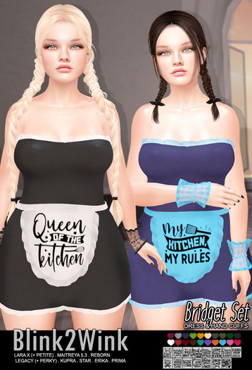 Blink2Wink - Bridget Set [Kitchen Quotes]