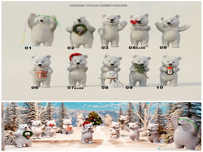 ::Inkme:: Polar Cheer Parade - Full Set