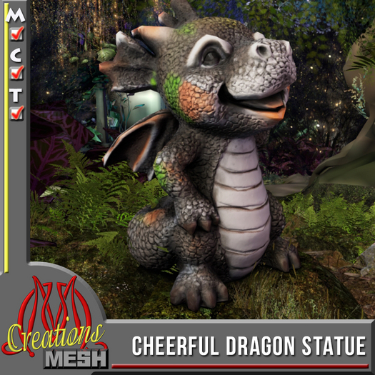 Cheerful Dragon FP box, see how happy it is, smiling