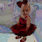 {CC} Sketchy Scarlet Formal Tutu (LB)