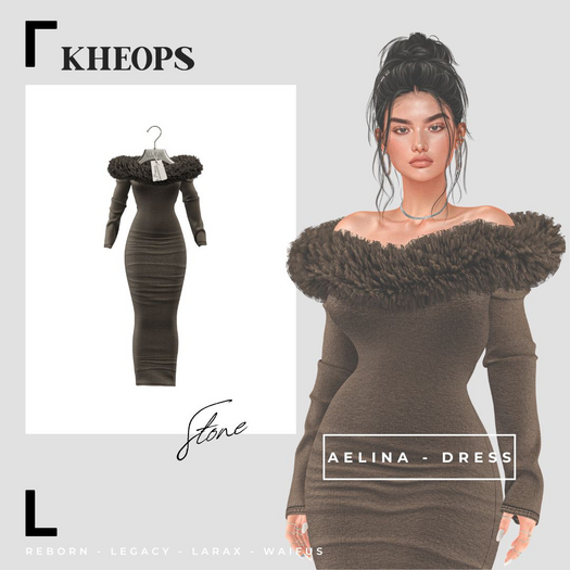 Kheops  /\ - AELINA - DRESS  - Stone