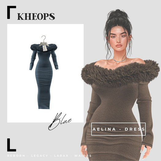 Kheops  /\ - AELINA - DRESS  - Blue