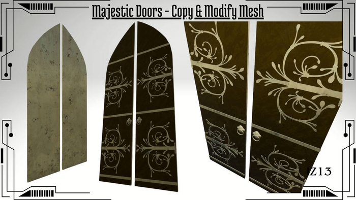 Majestic Doors - Copy & Modify Mesh