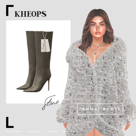 Kheops  /\ - EMMA - BOOTS - Stone