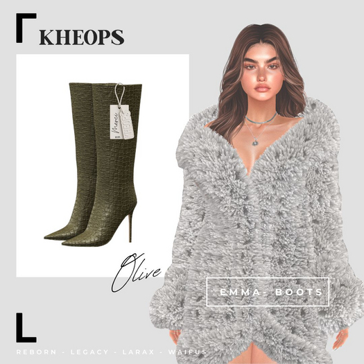 Kheops  /\ - EMMA - BOOTS - Olive