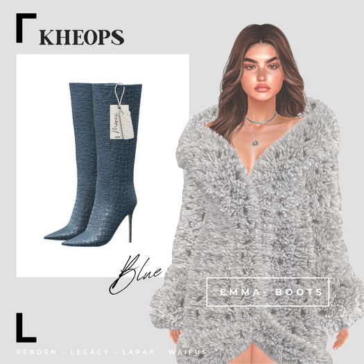Kheops  /\ - EMMA - BOOTS - Blue