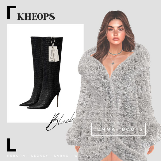 Kheops  /\ - EMMA - BOOTS - Black