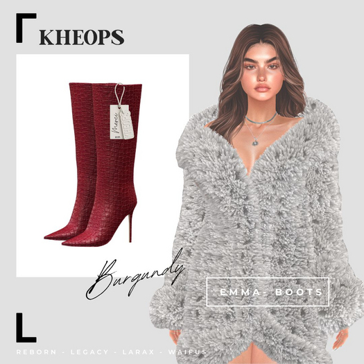 Kheops  /\ - EMMA - BOOTS - Burgundy