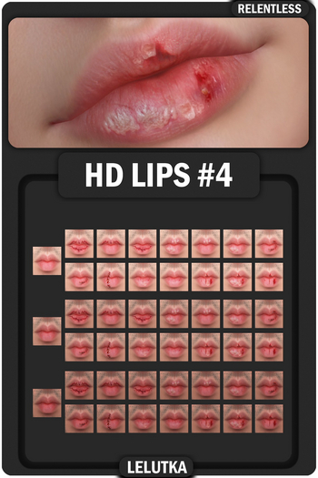 RELENTLESS HD LIPS #4 (LELUTKA)
