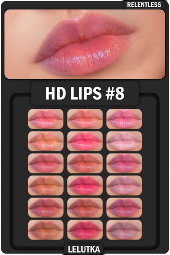 RELENTLESS HD LIPS #8 (LELUTKA)