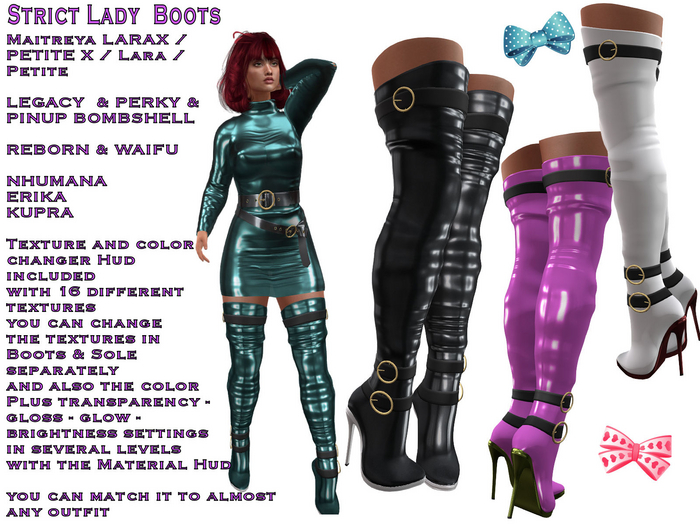 Strict Lady  Boots  (ADD)