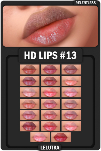 RELENTLESS HD LIPS #13 [LEL EVOX]